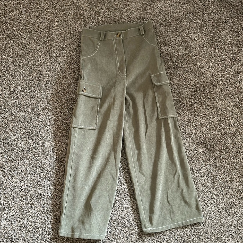 Wide leg girls pants